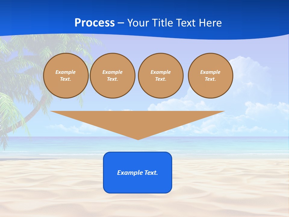 Background Summer Sun PowerPoint Template