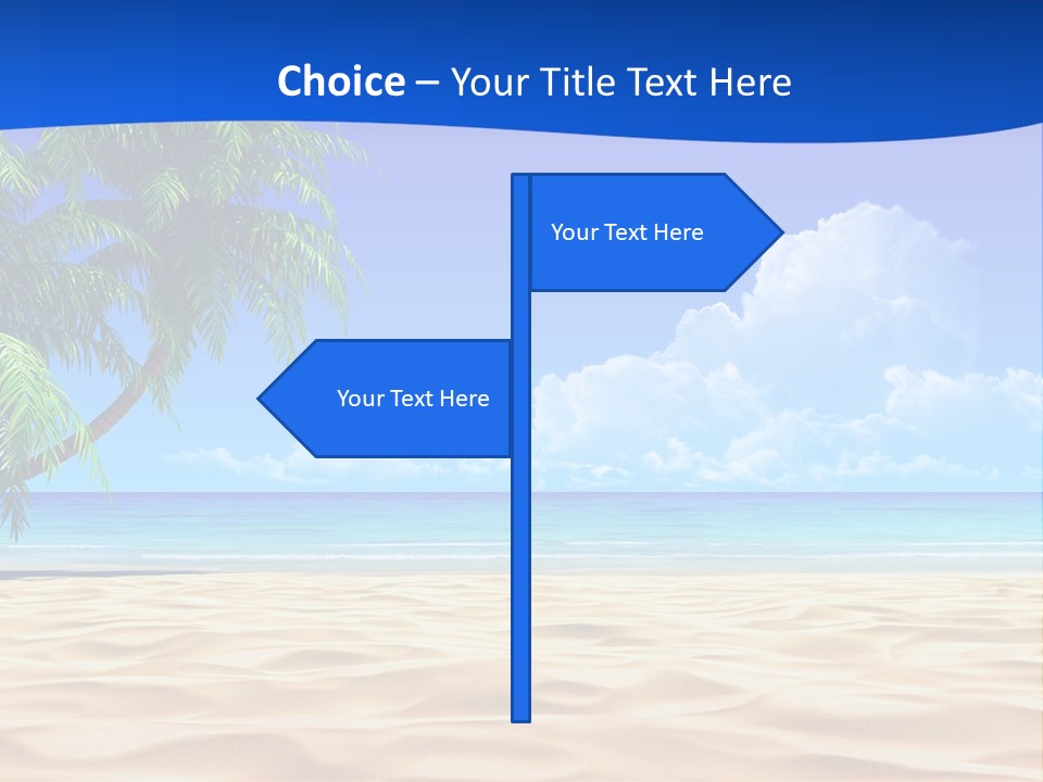 Background Summer Sun PowerPoint Template