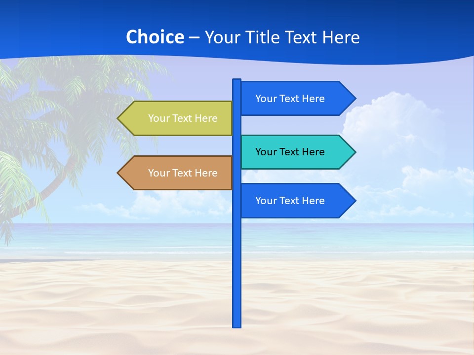 Background Summer Sun PowerPoint Template