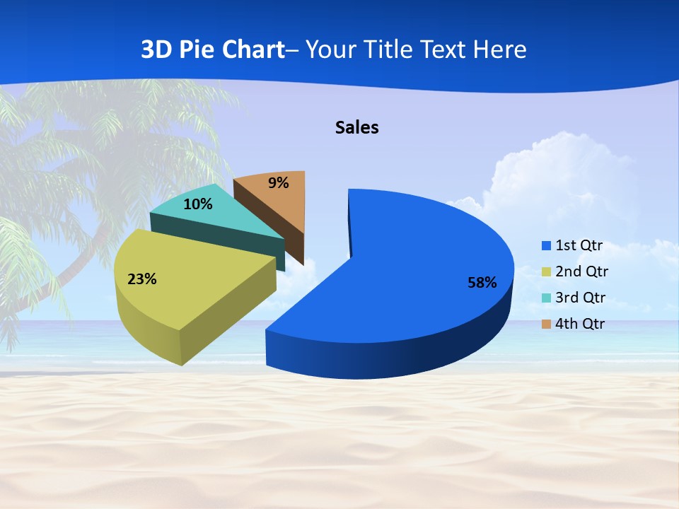 Background Summer Sun PowerPoint Template