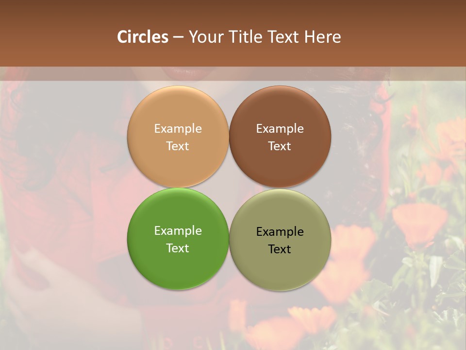Green Sunny Laying PowerPoint Template