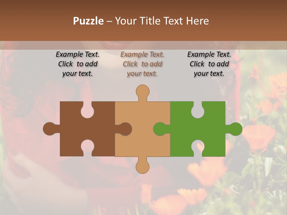 Green Sunny Laying PowerPoint Template