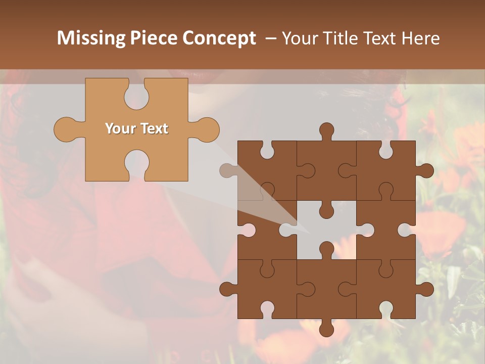 Green Sunny Laying PowerPoint Template