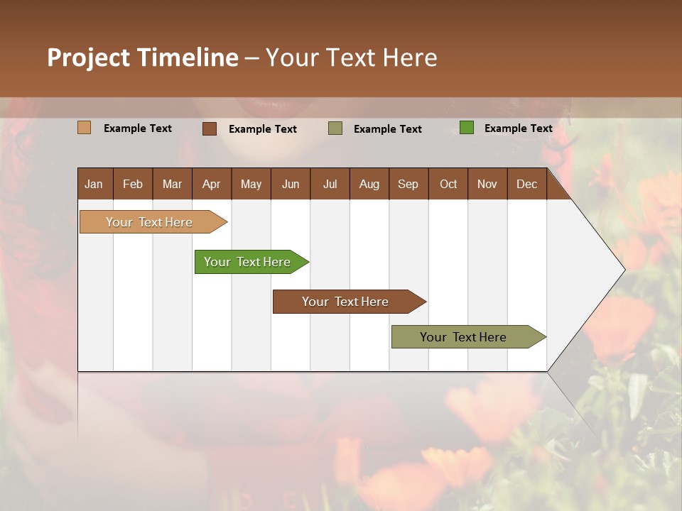 Green Sunny Laying PowerPoint Template