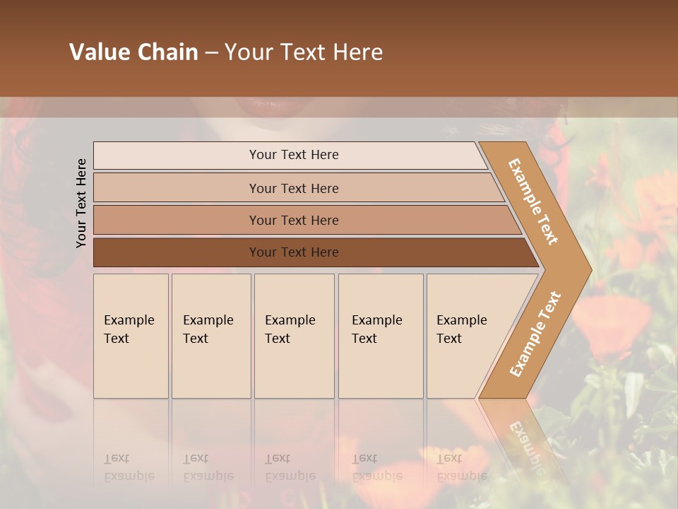 Green Sunny Laying PowerPoint Template
