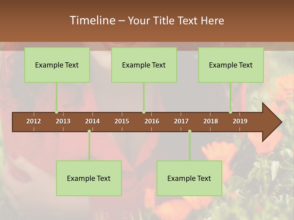 Green Sunny Laying PowerPoint Template