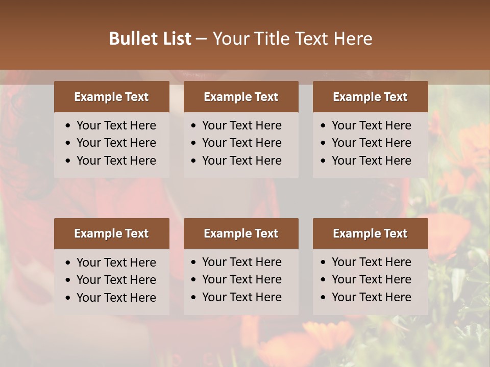 Green Sunny Laying PowerPoint Template