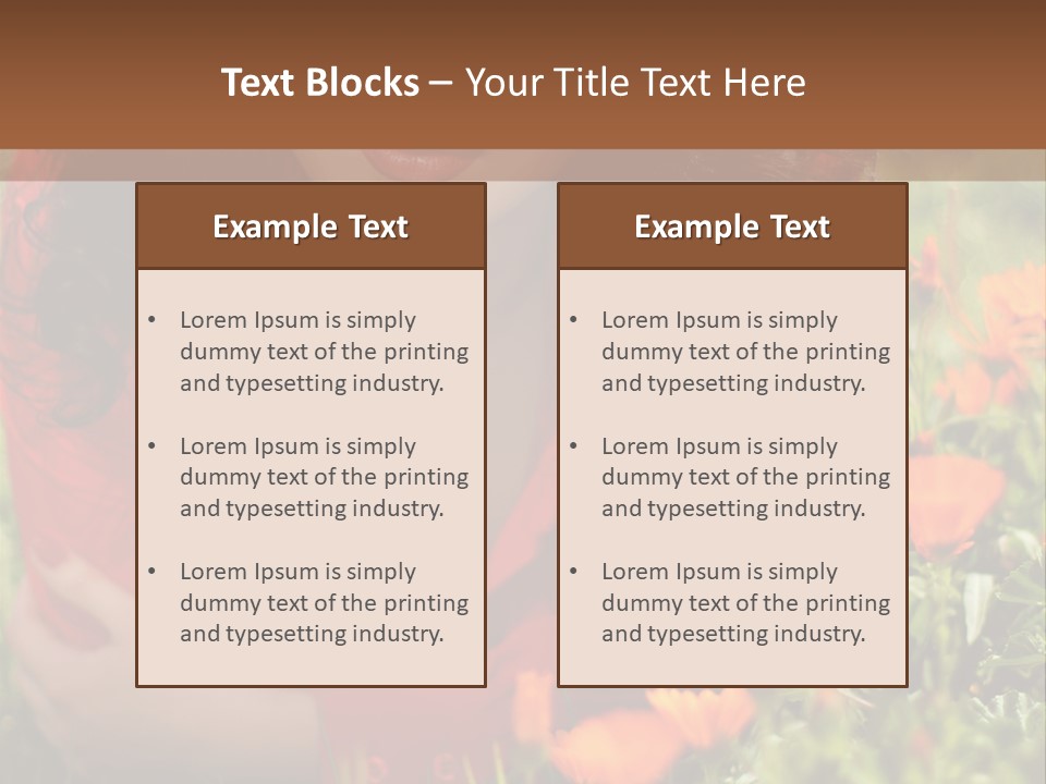 Green Sunny Laying PowerPoint Template