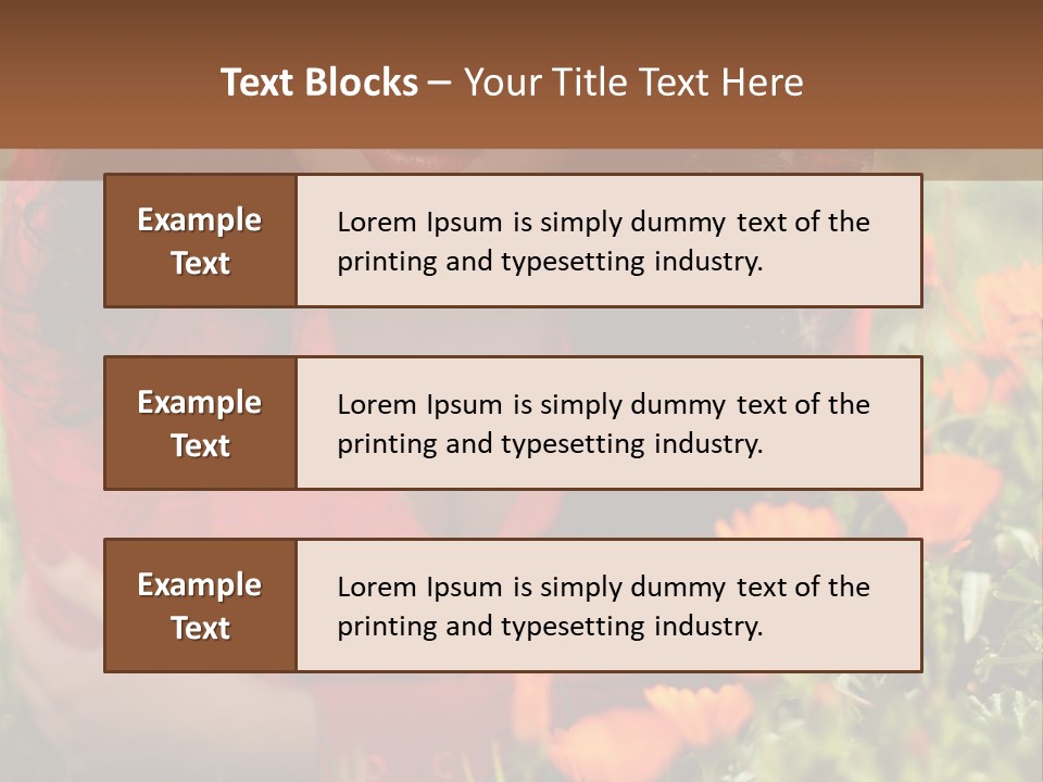 Green Sunny Laying PowerPoint Template