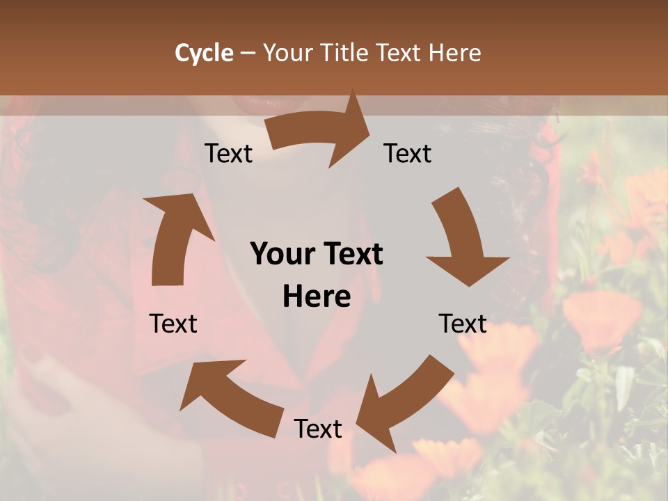 Green Sunny Laying PowerPoint Template