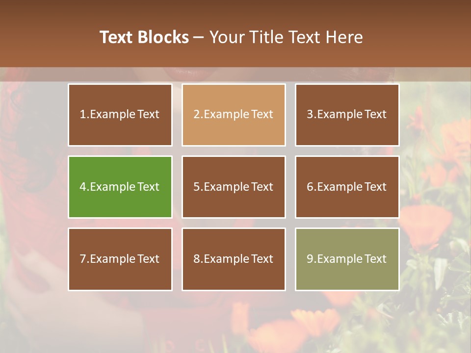 Green Sunny Laying PowerPoint Template