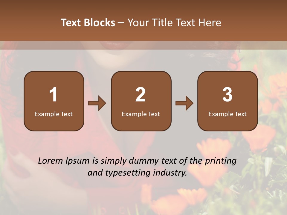 Green Sunny Laying PowerPoint Template