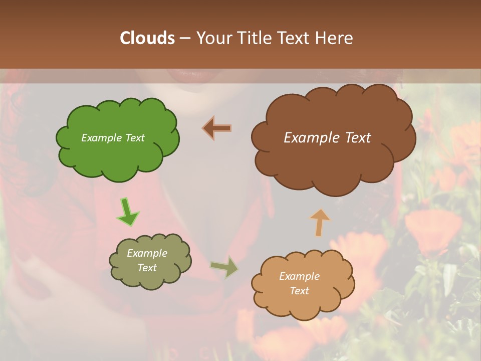 Green Sunny Laying PowerPoint Template