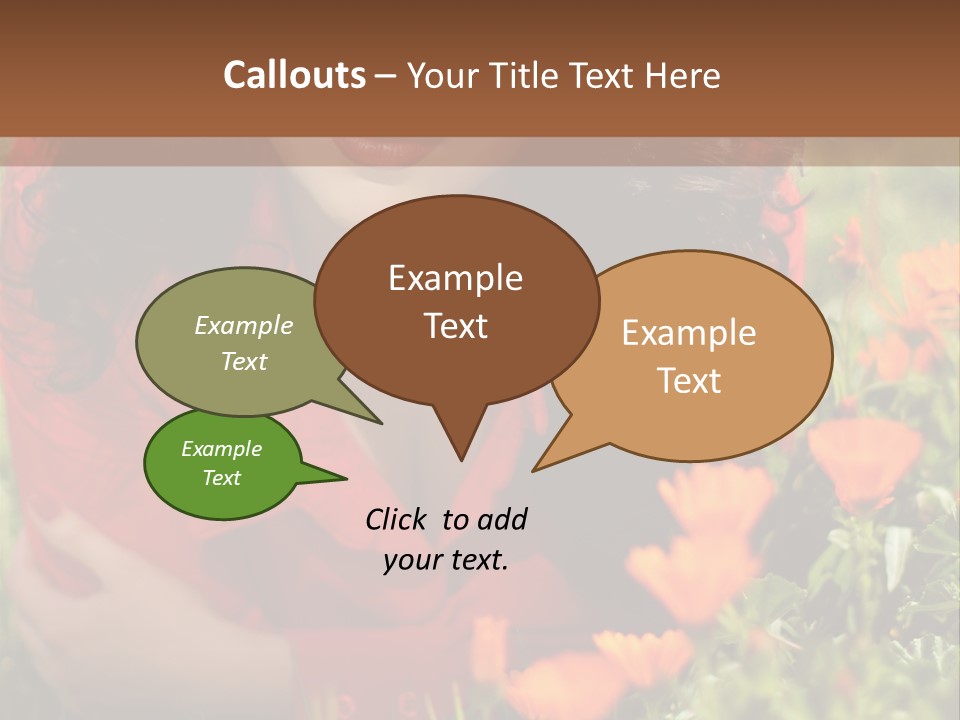 Green Sunny Laying PowerPoint Template