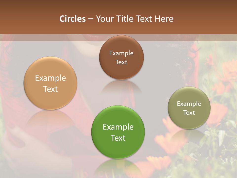 Green Sunny Laying PowerPoint Template