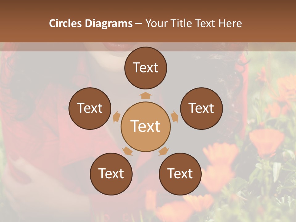 Green Sunny Laying PowerPoint Template