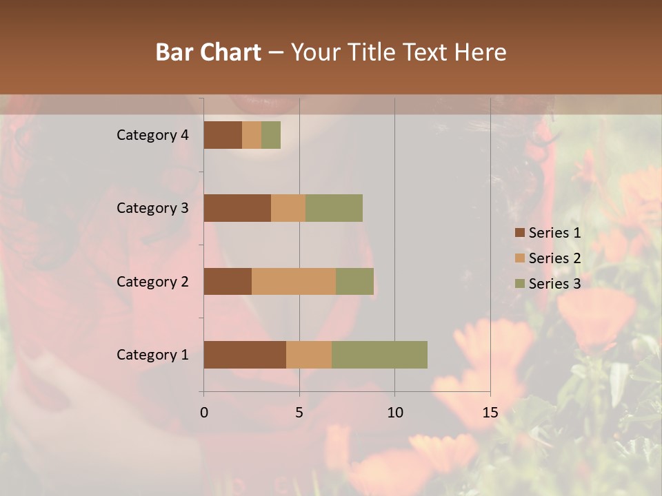 Green Sunny Laying PowerPoint Template