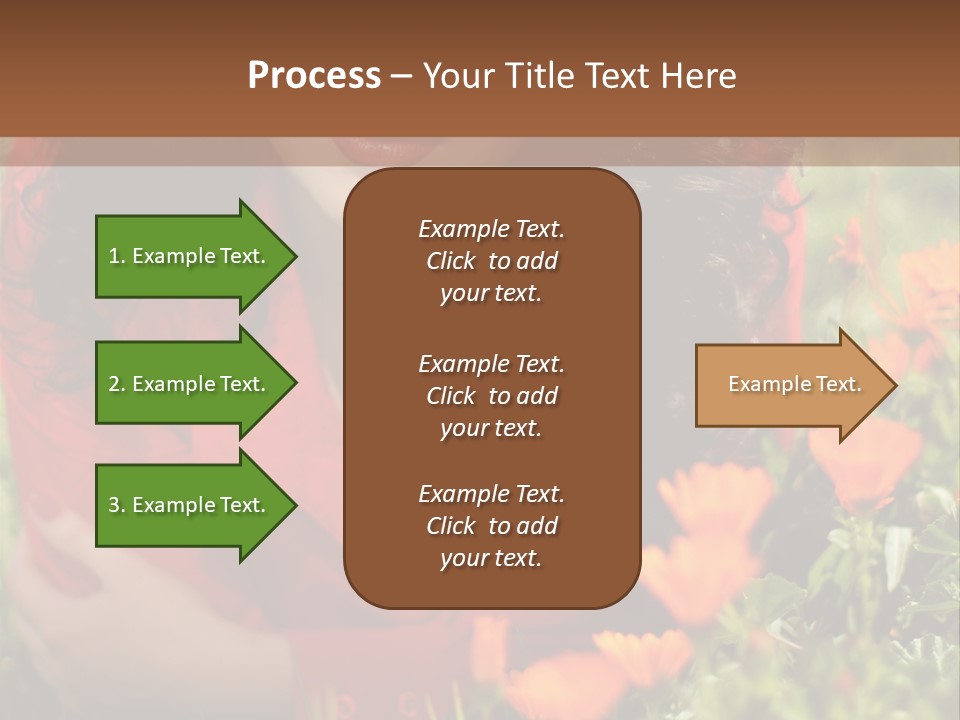 Green Sunny Laying PowerPoint Template