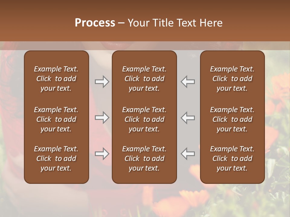 Green Sunny Laying PowerPoint Template