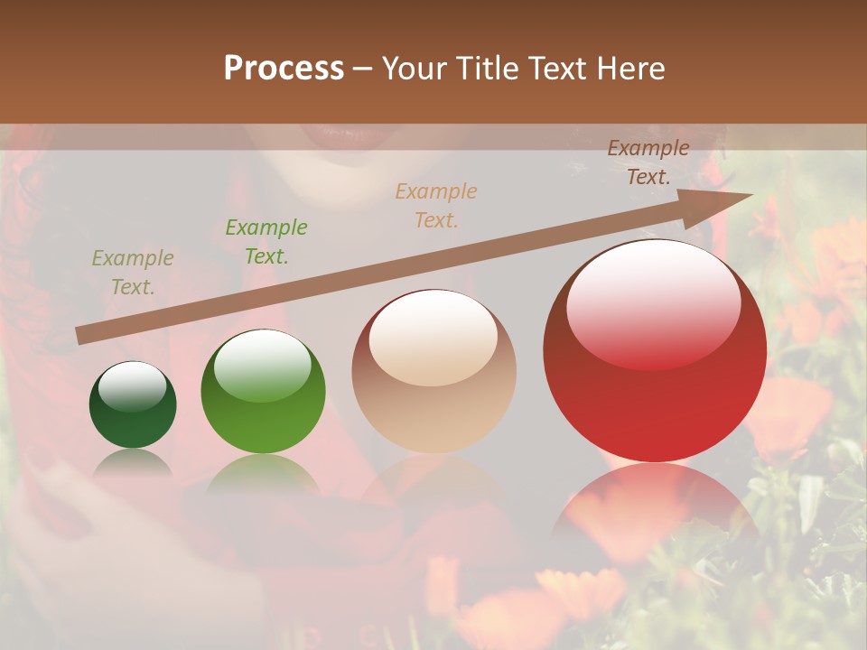 Green Sunny Laying PowerPoint Template