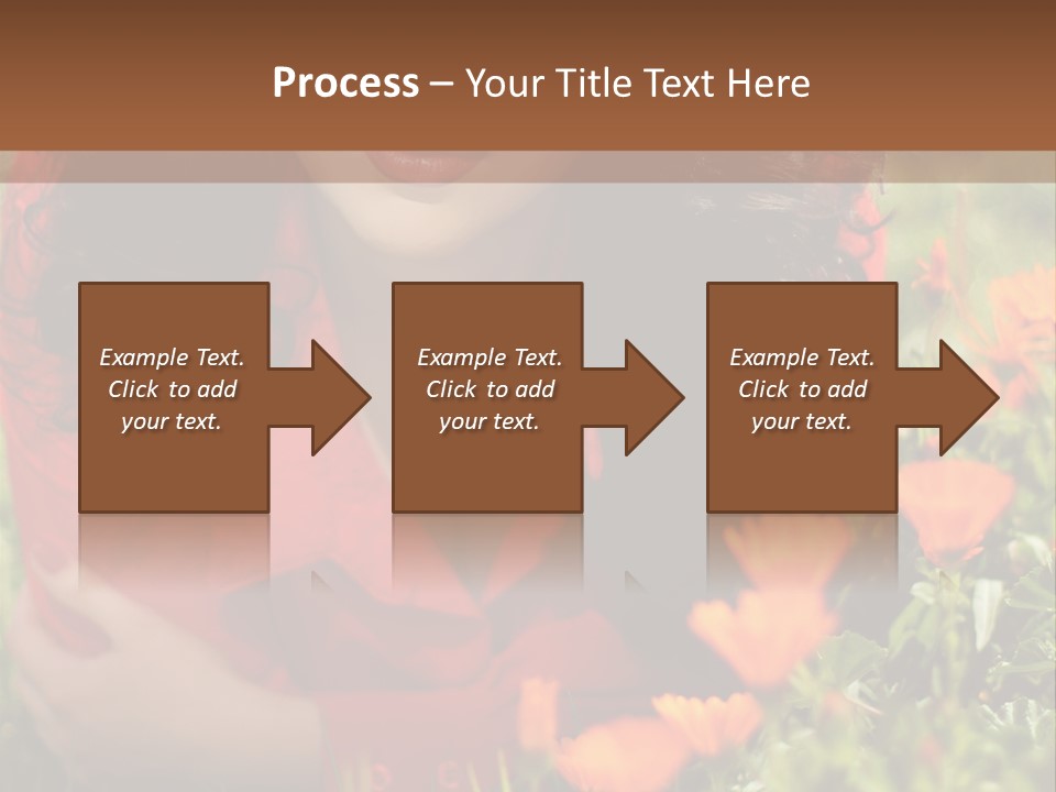 Green Sunny Laying PowerPoint Template