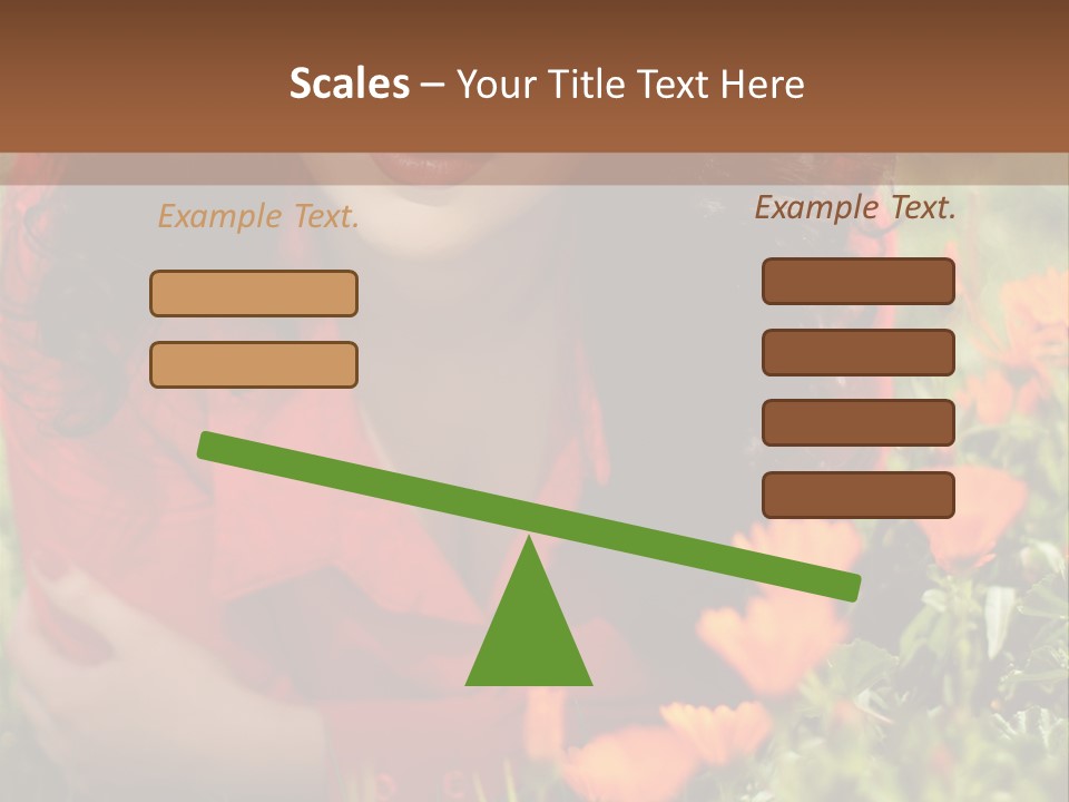 Green Sunny Laying PowerPoint Template