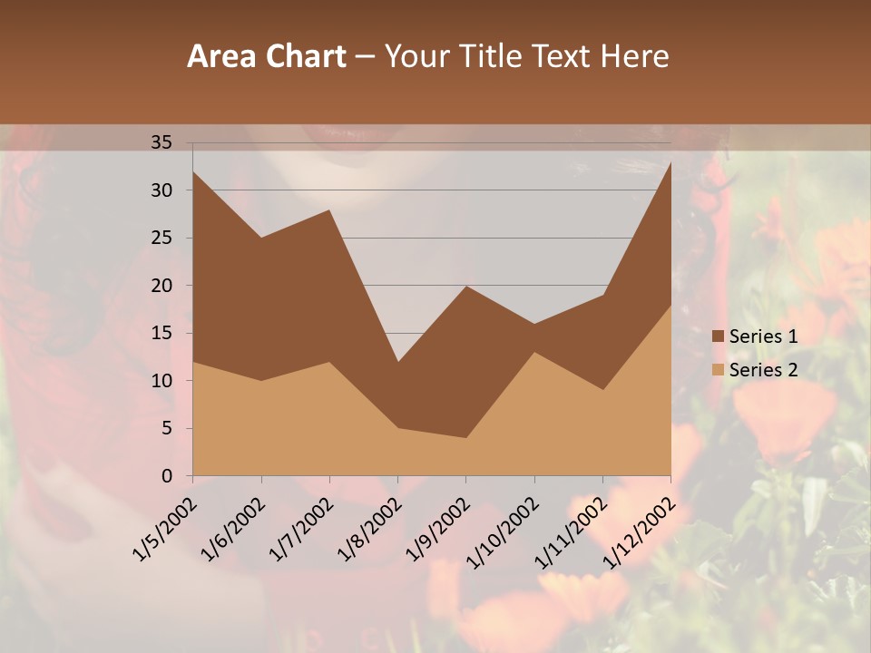Green Sunny Laying PowerPoint Template
