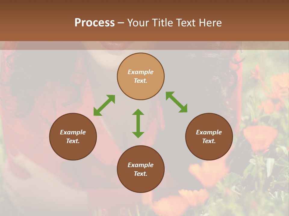 Green Sunny Laying PowerPoint Template
