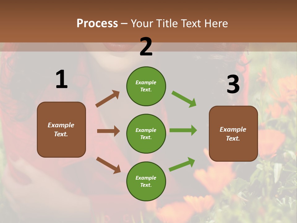 Green Sunny Laying PowerPoint Template