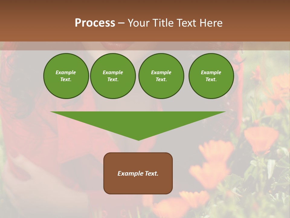 Green Sunny Laying PowerPoint Template