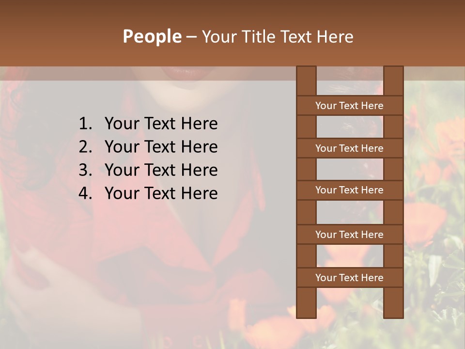 Green Sunny Laying PowerPoint Template