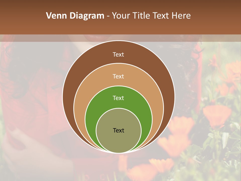 Green Sunny Laying PowerPoint Template