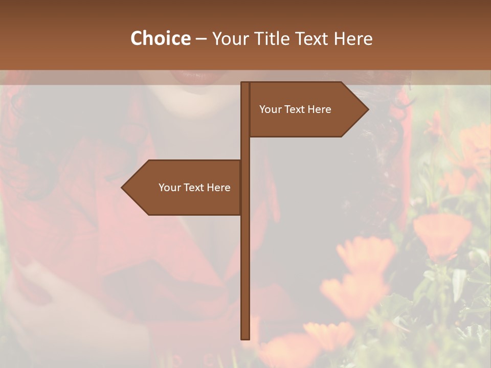 Green Sunny Laying PowerPoint Template