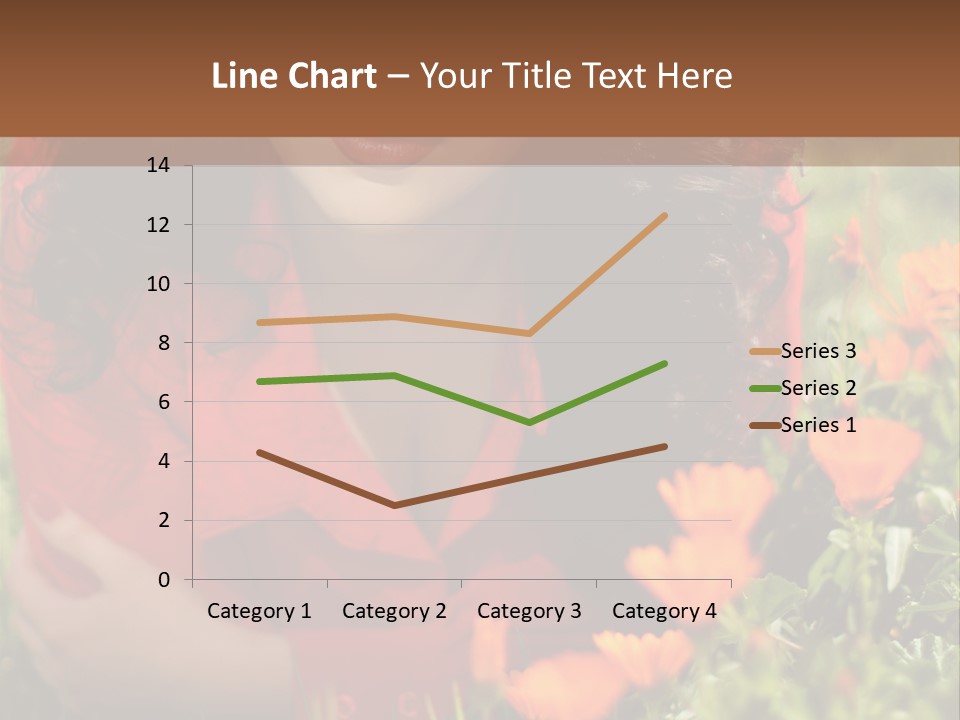Green Sunny Laying PowerPoint Template
