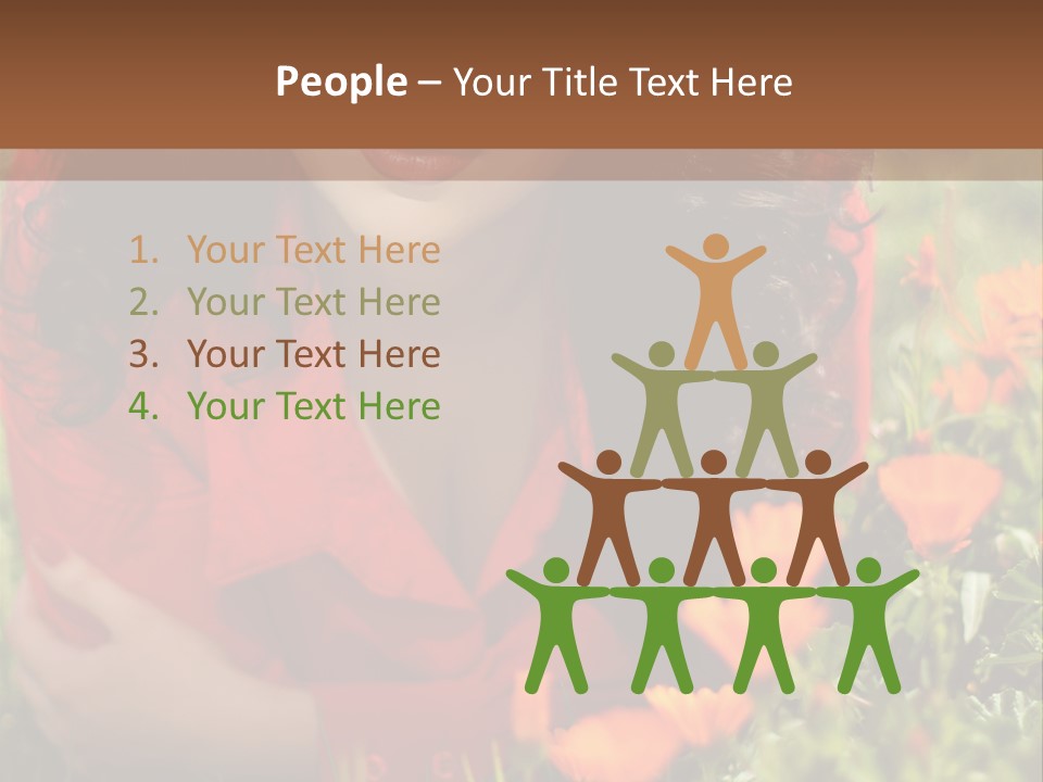 Green Sunny Laying PowerPoint Template