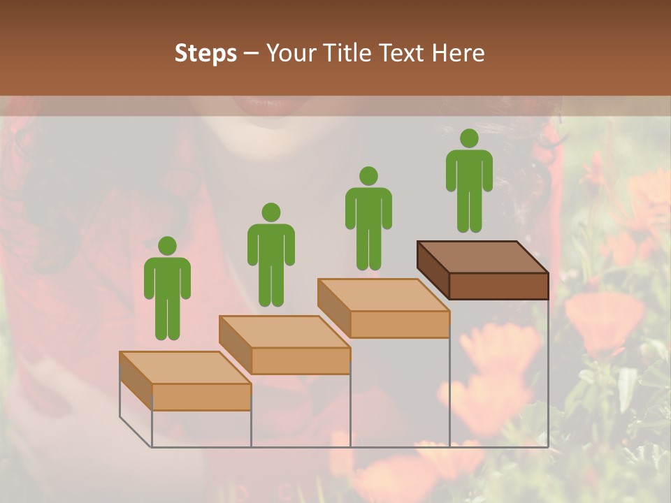 Green Sunny Laying PowerPoint Template