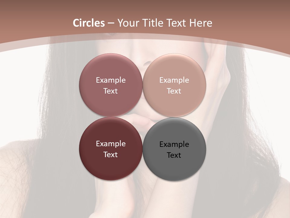 Care Glamour Brown PowerPoint Template