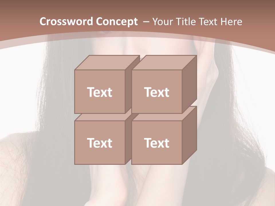 Care Glamour Brown PowerPoint Template