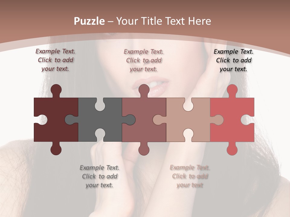 Care Glamour Brown PowerPoint Template