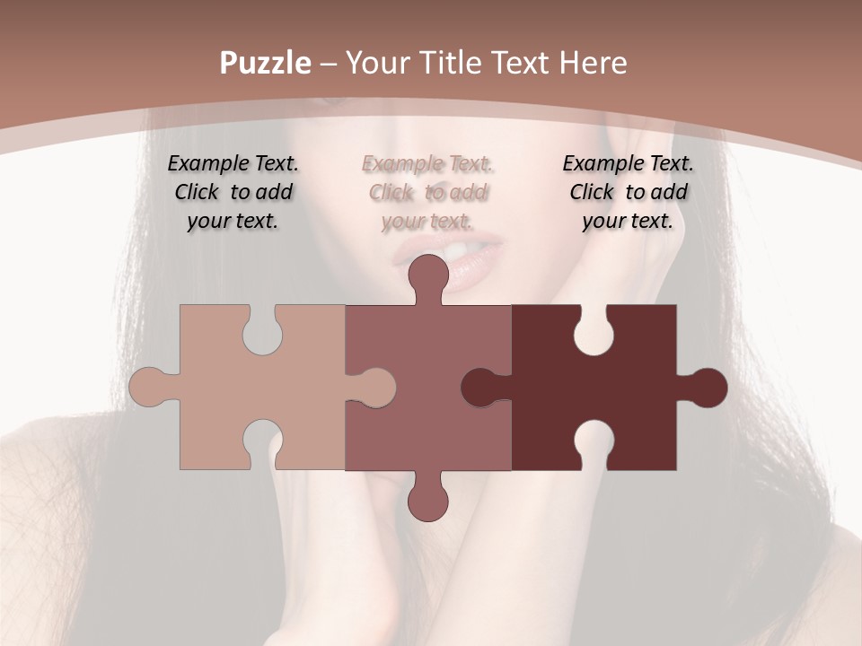 Care Glamour Brown PowerPoint Template