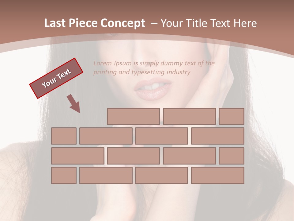 Care Glamour Brown PowerPoint Template