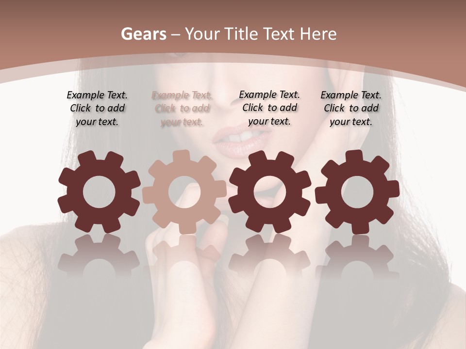 Care Glamour Brown PowerPoint Template