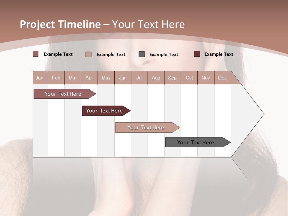 Care Glamour Brown PowerPoint Template