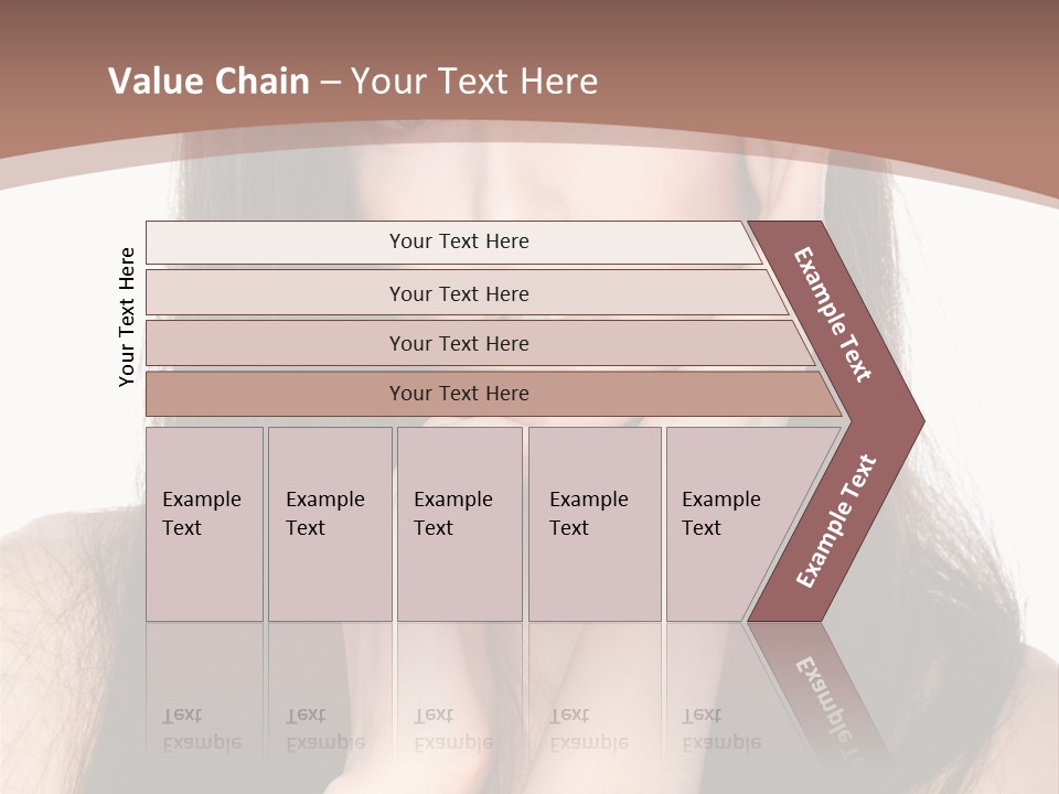 Care Glamour Brown PowerPoint Template