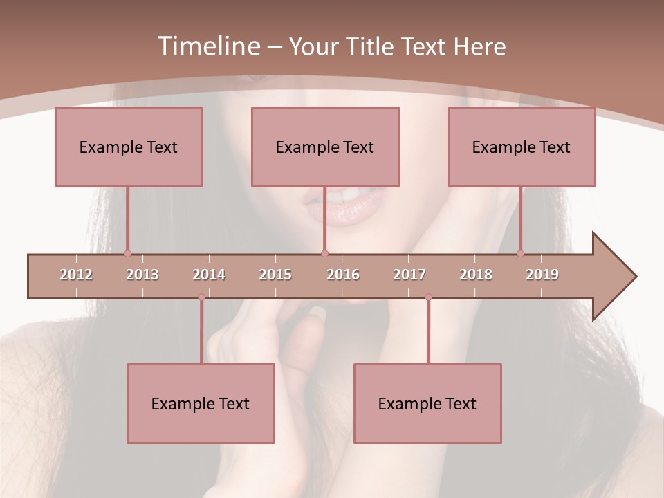 Care Glamour Brown PowerPoint Template