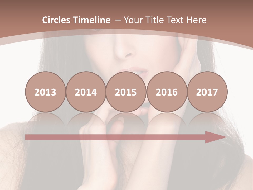 Care Glamour Brown PowerPoint Template