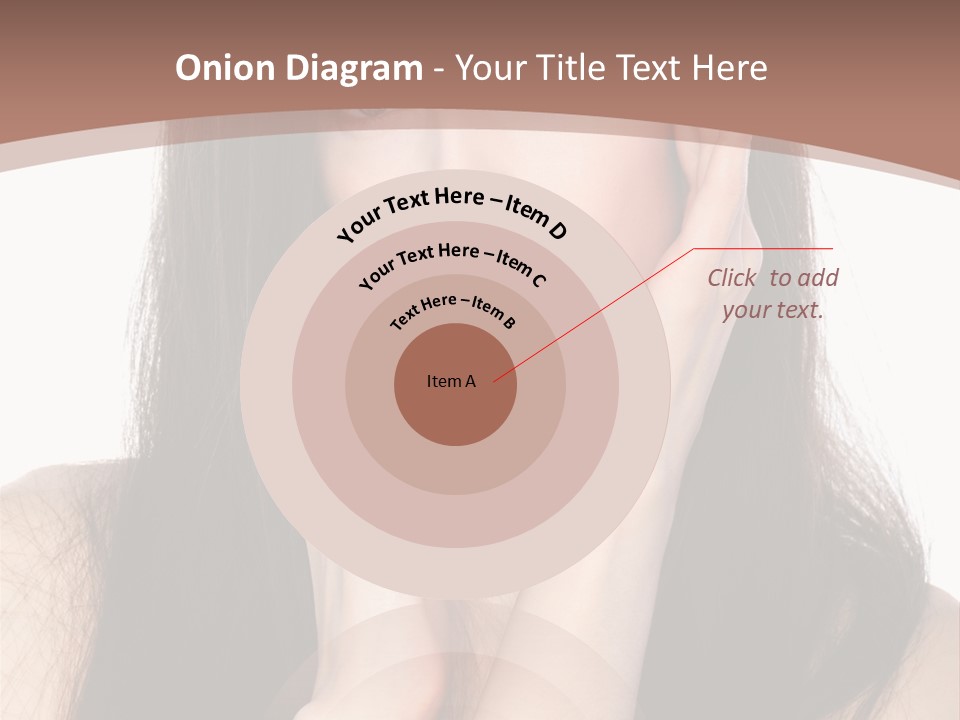 Care Glamour Brown PowerPoint Template