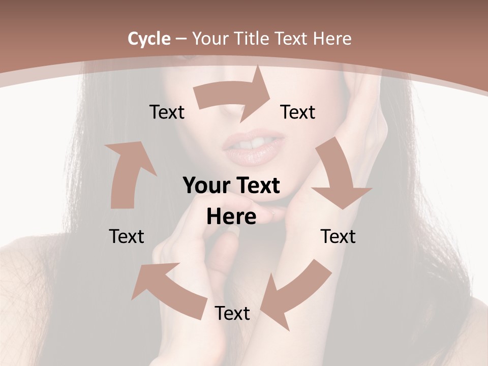 Care Glamour Brown PowerPoint Template