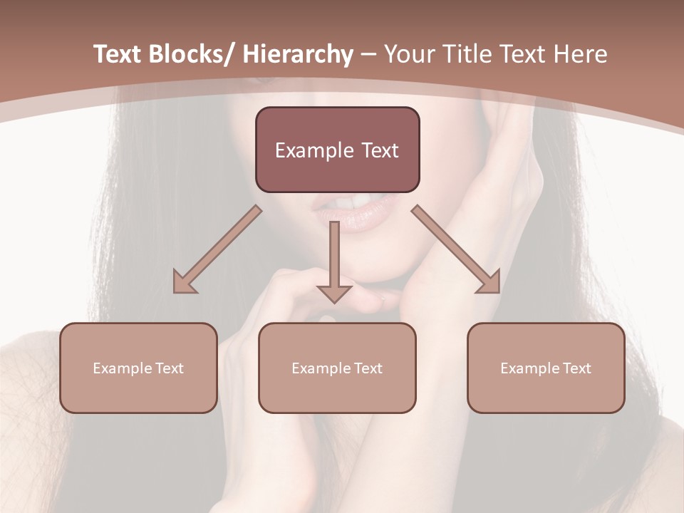 Care Glamour Brown PowerPoint Template