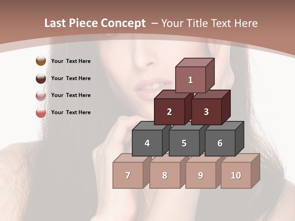 Care Glamour Brown PowerPoint Template